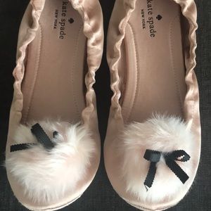 Kate Spade  satin ballet slippers - brand new!